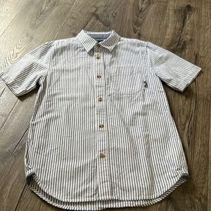 VANS a button down boys Striped